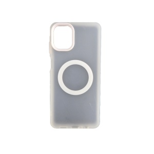 Silikonska futrola Magsafe FLURO COLOR Samsung A07/A08 BELA