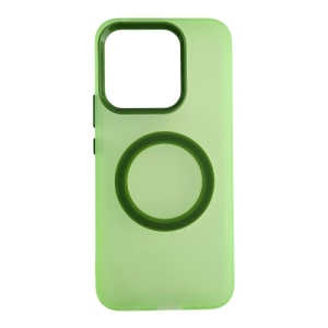 Silikonska futrola Magsafe FLURO COLOR Samsung A07 ZELENA - Img 2