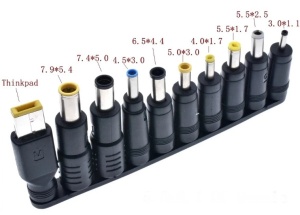 SMART-C11E Gembird 10Pcs 90W Universal Laptop Connector 5.5 x 2.5mm(2.1) - Img 1
