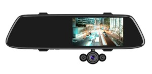 SMART-DASH-CAR-EF-V9S Gembird Retrovizor sa 5in auto DVR video rekorder, kamera Full HD 1080P - Img 1