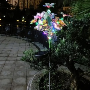 Solarna baštenska lampa "leptiri"