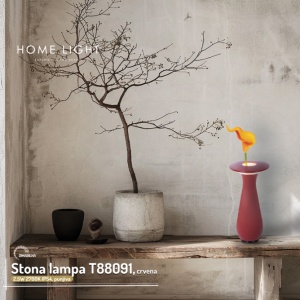 STONA LAMPA PUNJIVA T88091 2.5W 2700K IP54 CRVENA - Img 2