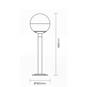Stubna lampa 1xE27 - Img 6