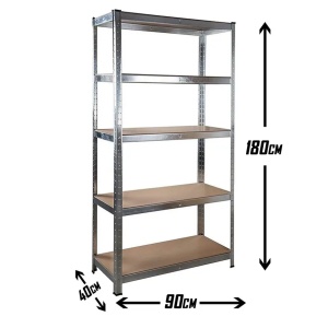SuperHome 180x90x40cm 175Kg Metalna Montažna Polica - Img 2