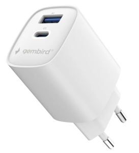 TA-UC-1A1C-PD30-01-W Gembird 2-port 30 W USB fast charger - Img 2