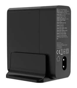 TA-UC-2A3C-PD140-01-BK Gembird 5-port 140 W GaN USB fast charger, black - Img 3