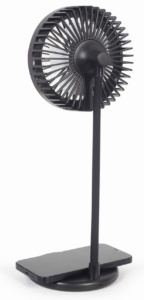 TA-WPC10-LEDFAN-01 Gembird Desktop ventilator sa lampom i bezicim punjacem - Img 1