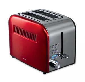 Toster HEINNER HTP-850RDIX 850W/7 nivoa/crvena-inox