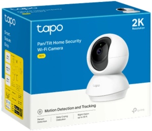 TP-LINK Kamera TC71 4MP Pan/Tilt Home Security WiFi Camera,Belo-crna - Img 2