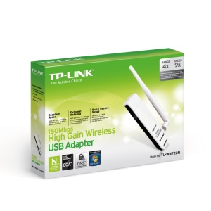 TP LINK TL-WN722N Bežični adapter USB Lite-N 150Mbps,802.11bgn,Antena - Img 2