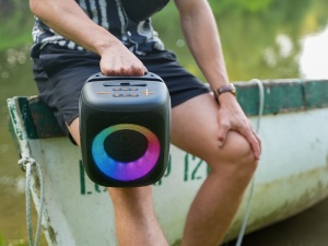 TRACER Bluetooth zvucnik 20W RGB microSD USB 3.5mm TWS CUBE20 - Img 3