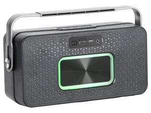 TRACER Bluetooth zvucnik 24W radio microSD Type-C M302 TWS BT GRAPHITE - Img 4