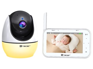 TRACER Elektronska bebi kamera WiFi 720p sa ekranom 4.3" i noćnim režimom Senko 360
