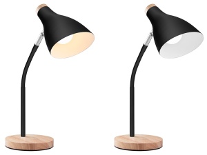 TRACER Stona lampa Scandi E27 max 40W drvo-crna Scandi Black