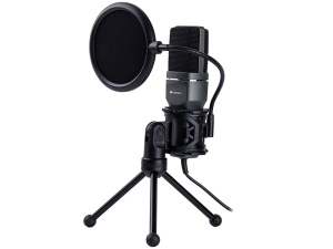 TRACER Stoni studijski mikrofon sa tripodom-stalkom USB Screamer