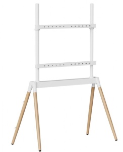 TVS-86F-01-W Gembird Podno postolje za TV, 55-86inc, belo/drvo - Img 3