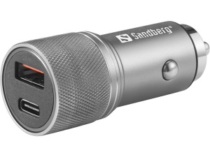 USB auto punjač Sandberg USB/USB-C 48W 441-50 - Img 1