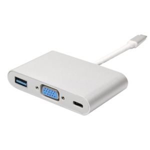 USB Tip C na VGA + USB 3.0 adapter 3.1 UVA-23 - Img 1