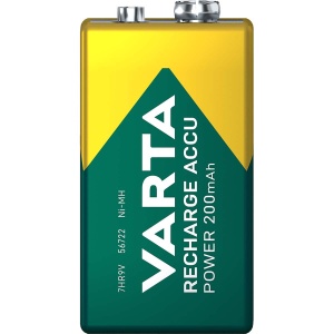 VARTA-56722/1 9V PUNJIVA NiMH baterija 200mAh R22, Pakovanje 1kom - Img 3