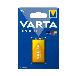 VARTA LONGLIFE 9V 6LR61 MN1604, ALKALNE baterije, Pakovanje 1kom