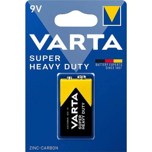 VARTA Superlife 9V SUPER HEAVY DUTY 6F22, Cink-karbon baterije, Pakovanje 1kom - Img 1