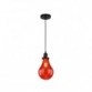 VESTA 266 VISILICA CHIC-PRETO/VM 1*E27 red glass - Img 3