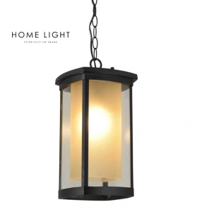Viseća lampa - fenjer 1xE27 IP33 crni - Img 5
