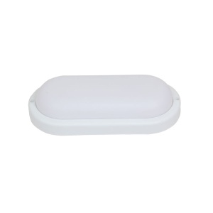 XLED 18W Nadgradna ovalna LED lampa PP+PP IP54,6500K 193*94*38