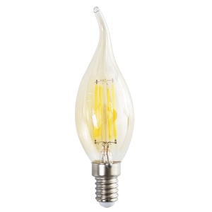 Xled E14 5W C35 Filament Sijalica dimabilna,2700K,220V,600Lm,35*123mm,Ra≥80 PF≥0.5 amber - Img 3