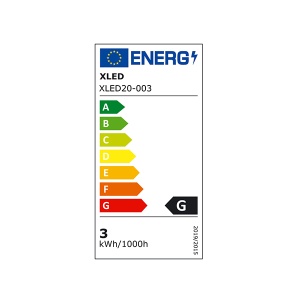 XLED URW-3W Ugradni okrugli LED panel 4000K,225Lm,Fi85-64mm - Img 2