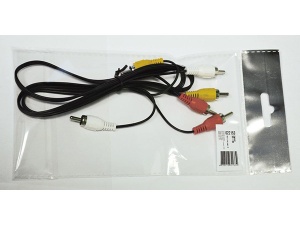 Xwave 3RCA na 3RCA 1,5m Audio-Video Kabl M-M/1x video+2x mono audio konektori - Img 2