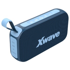 Xwave B Nice light blue Bluetooth zvučnik v5.3/TWS/16W/USB-C/Aux-Line In/2400mAh