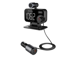 Xwave BT92 FM transmiter za kola,Bluetooth,LCD,Mp3,wma,flac,SD,2xUSB punjenje - Img 3