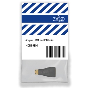 ZED electronic Adapter HDMI mini (muški) - HDMI input (ženski) - HDMI-MINI - Img 1