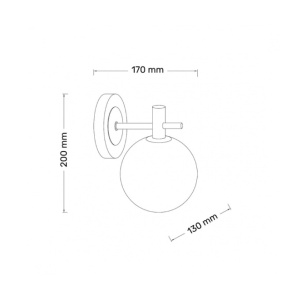 Zidna lampa 1xG9 - Img 2