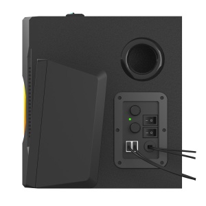 Zvučnici 2.1 Mikado MD-254 25W USB, SD,Bluetooth crni - Img 3