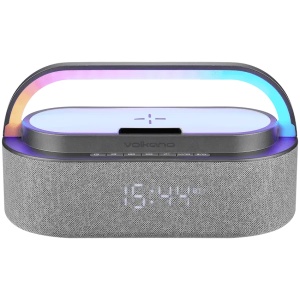 Zvučnik+Alarm+Wireless punjač za mob Volkano Dawn VK-3132-GR