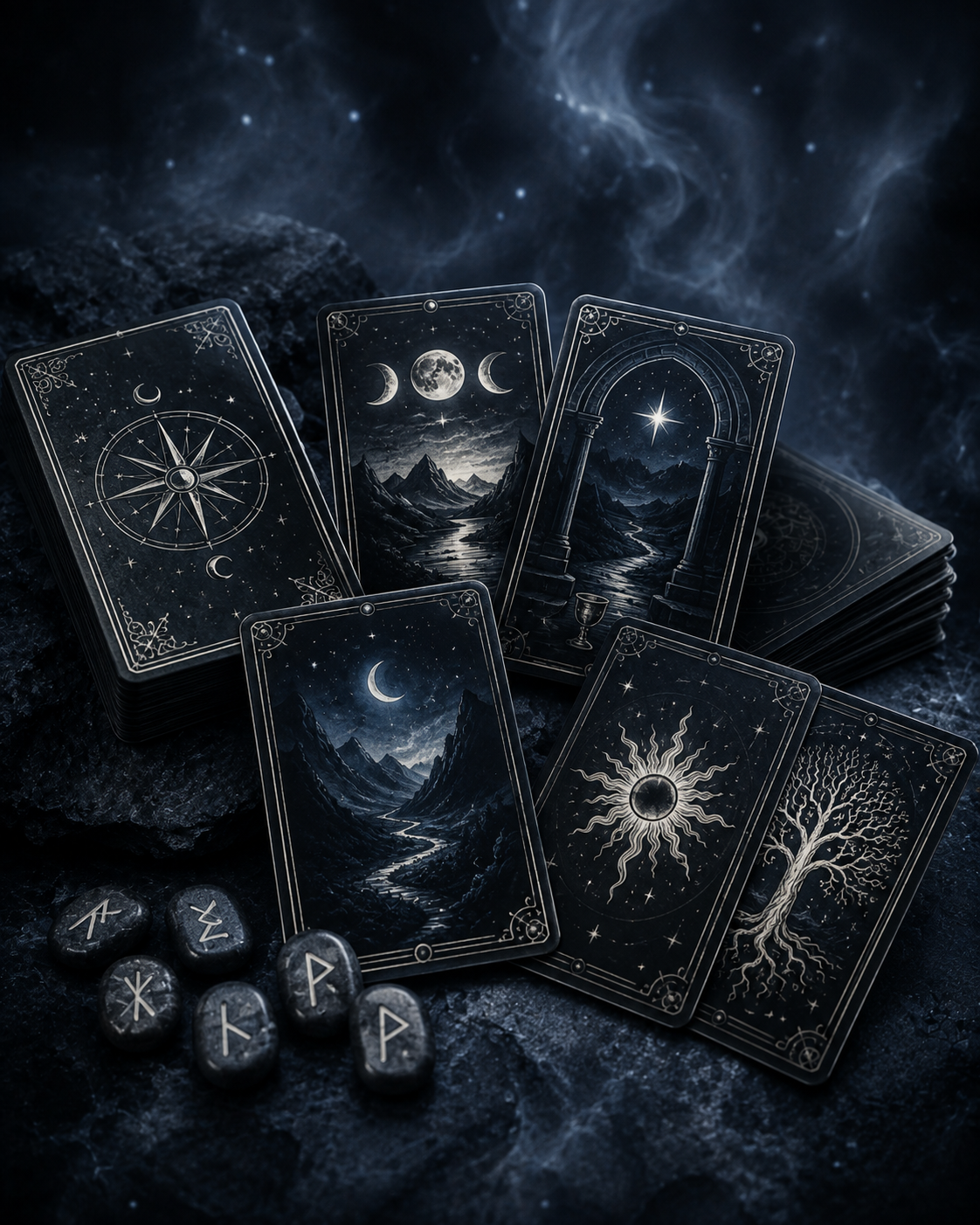 Carti tarot, carti oracol, seturi rune