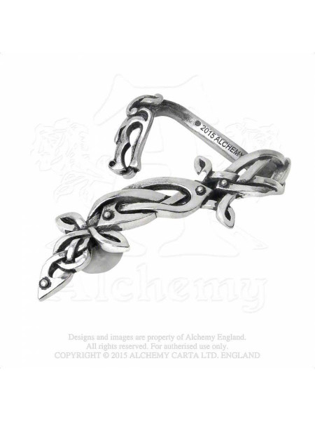 Cercel tip ear cuff Dragonul de Osberg