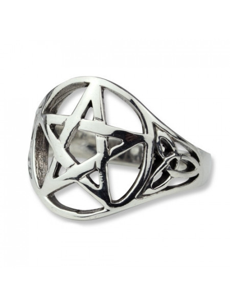 Inel argint Pentagrama Celtica R693