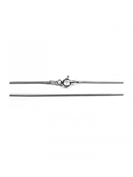 Lantisor argint model coada soricelului, grosime 0,20 mm, lungime 40 cm