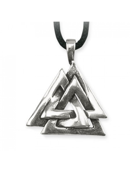 Pandantiv argint simbol viking Nodul Wotan 2.5cm