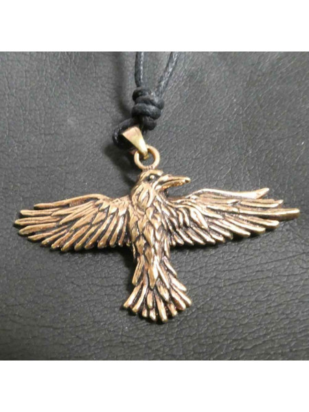 Pandantiv bronz Zborul Corbului 3.5cm