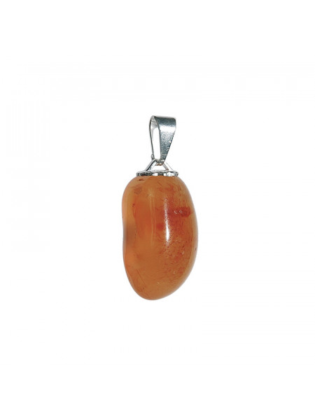 Pandantiv piatra semipretioasa Carneol, talisman pentru Curaj 3 cm