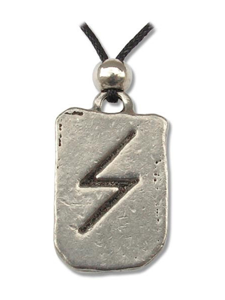 Pandantiv runa Sigil, talisman pentru sanatate si vitaliatate, 2.5cm