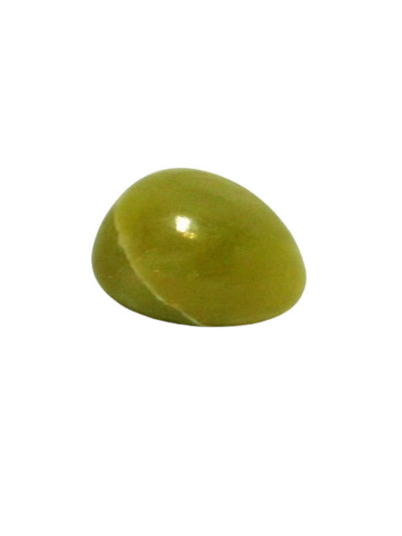 Piatra semipretioasa, Serpentin, de culoare verde, pentru protectie, cu dimensiunea intre 1,5 si 2,5 cm.