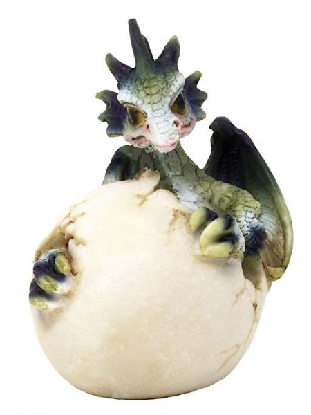 statueta cu dragon iesind din ou