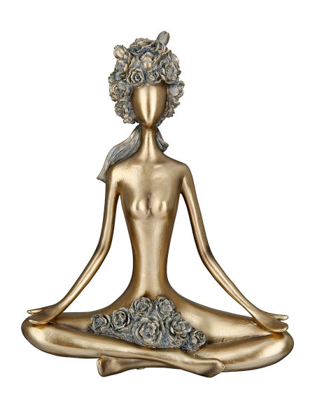 Statueta Modern Living - Rosa Yoga, 34 cm