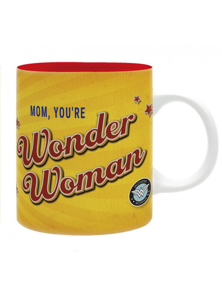 Cana ceramica licenta DC Comics - Wonder Woman Mom 320 ml