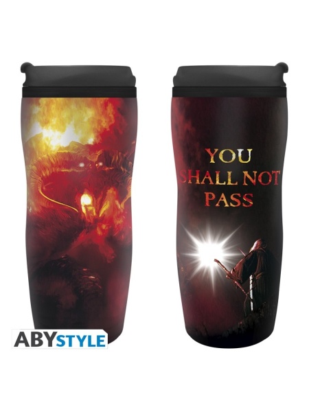 Cana termos cu capac licenta Stapanul Inelelor - You shall not pass, capacitate 355ml
